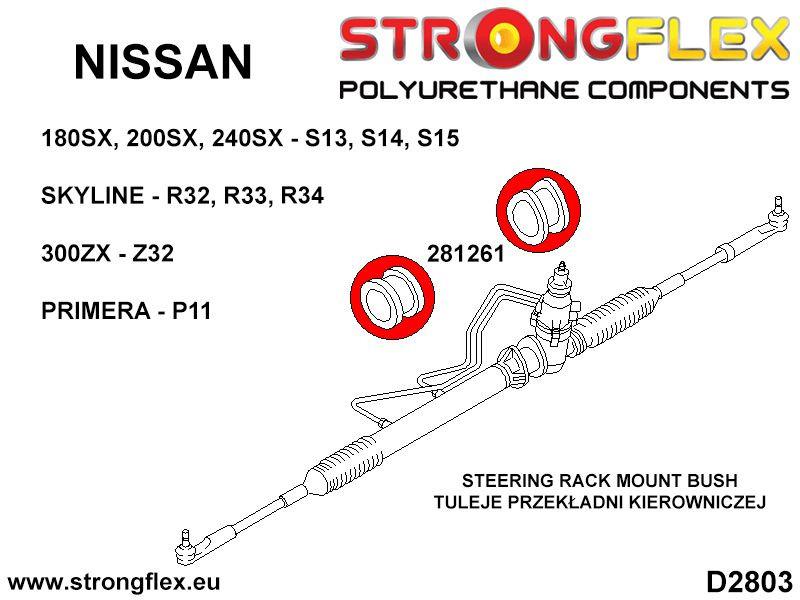 281261B: Steering rack mount bush