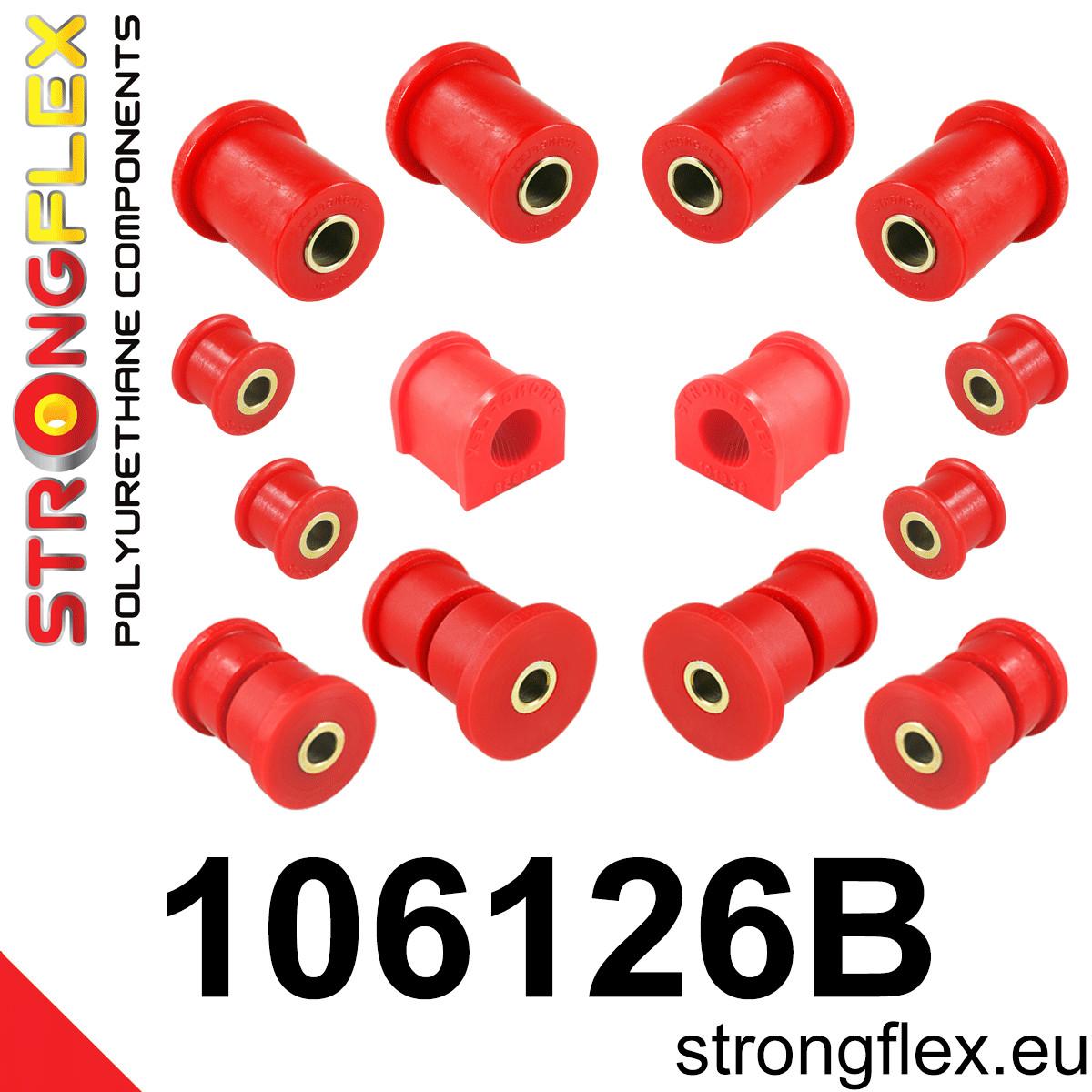 106126B: Front suspension polyurethane bush kit