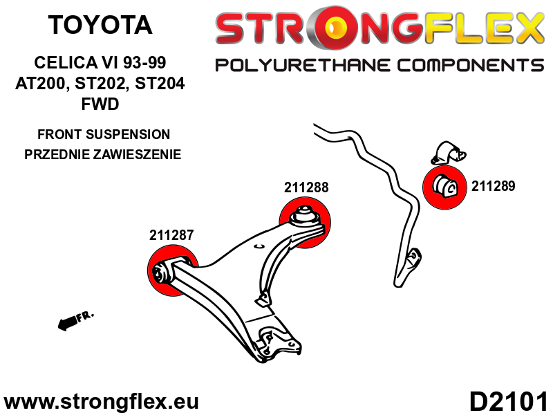 216278B: Full  Suspension bush kit