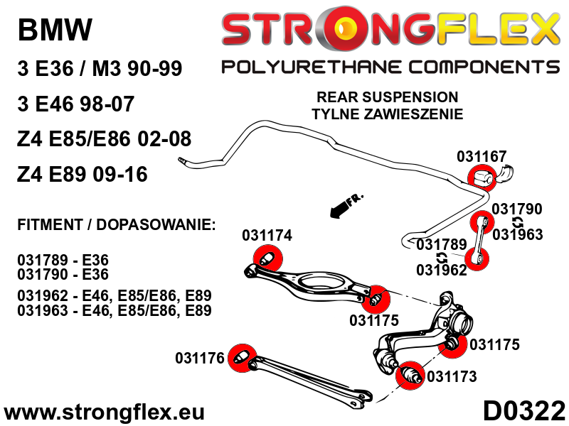 031176B: Rear control arm lower inner