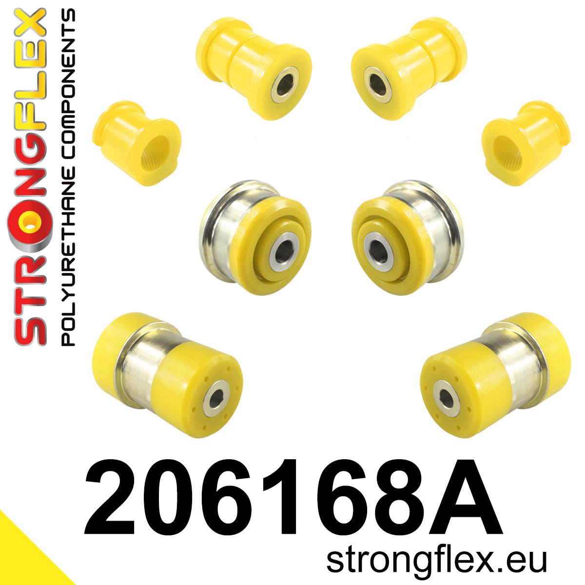 206168A: Front suspension and ream beam bush kit SPORT