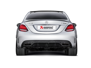 Akrapovic Evolution line titanium exhaust C63 and C63S