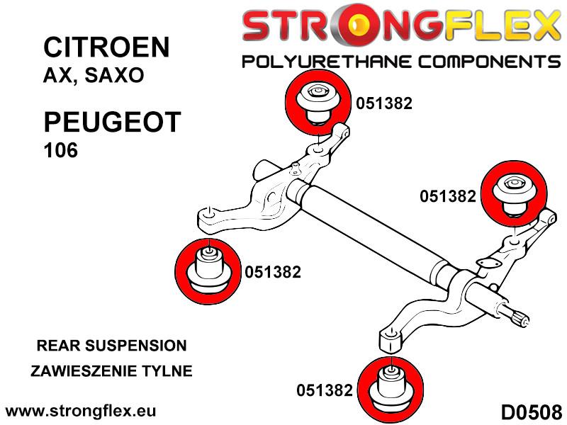 056004A: Full suspension bush kit SPORT