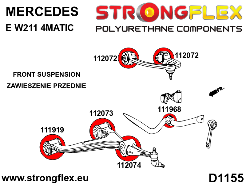 112073A: Front lower arm – rear bush SPORT