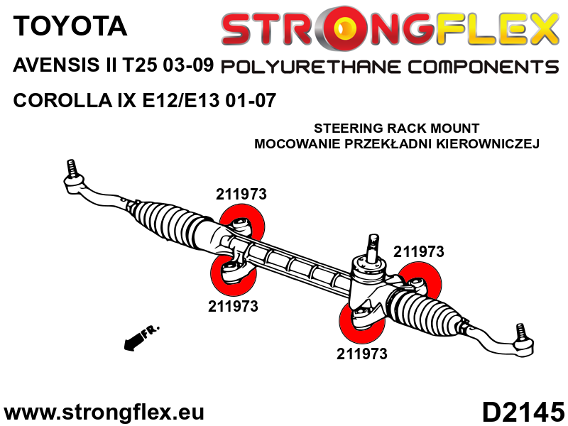 216290B: Full suspension bush kit