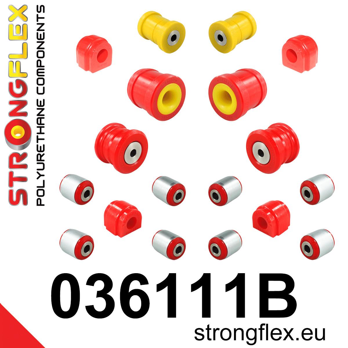 036111B: Full suspension polyurethane bush kit