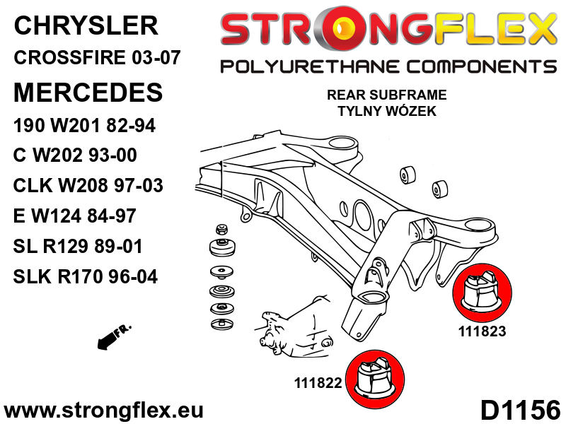 116297A: Full suspension polyurethane bush kit SPORT