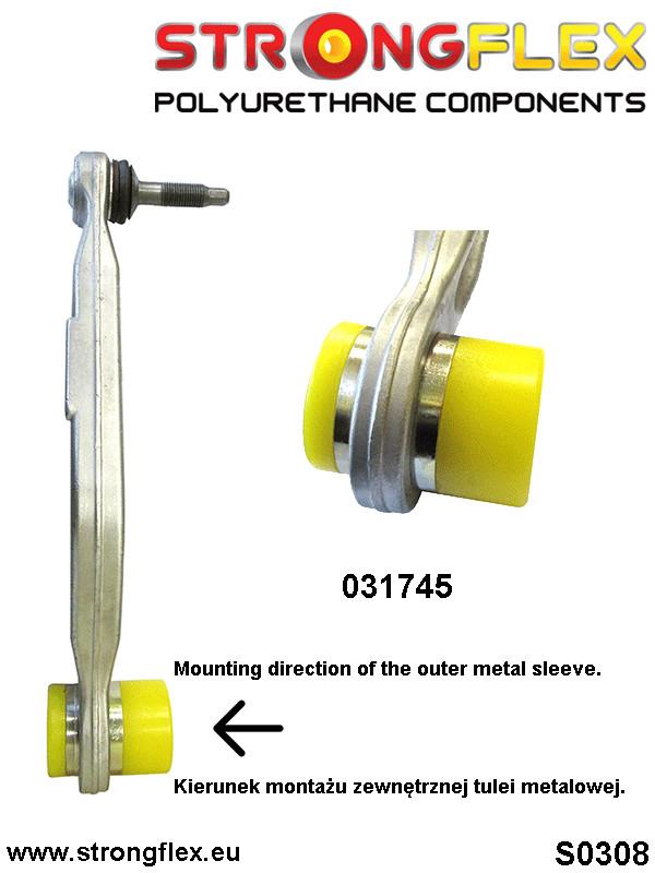 036130A: Rear suspension bush kit SPORT