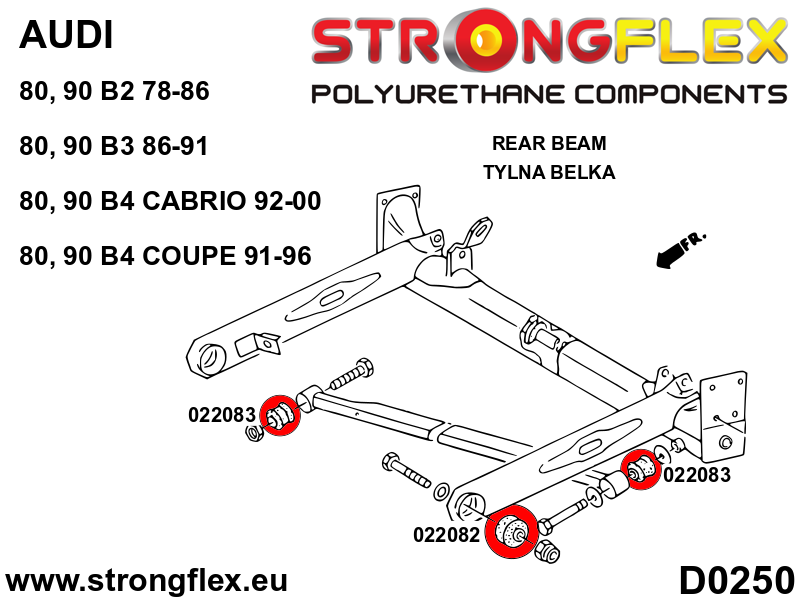 022083B: Rear panhard rod mount