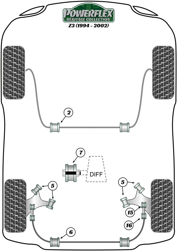 Jackpad-adapter Z Series, Jack Pads, straat