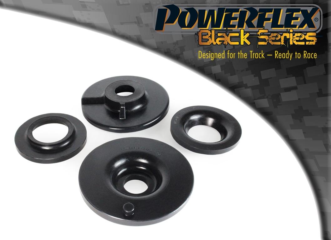 Rear Upper and Lower Spring Isolator Pads Elantra Models, black