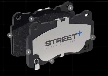 Pagid street+ remblokken BMW brembo 4-pots sport (F20-F87) voor